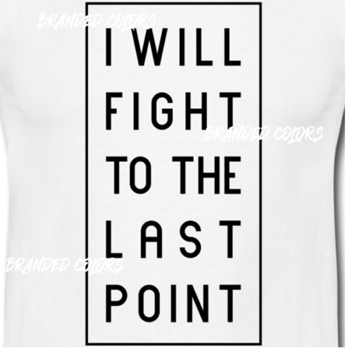 Tennis T-Shirt - Fight to the last point